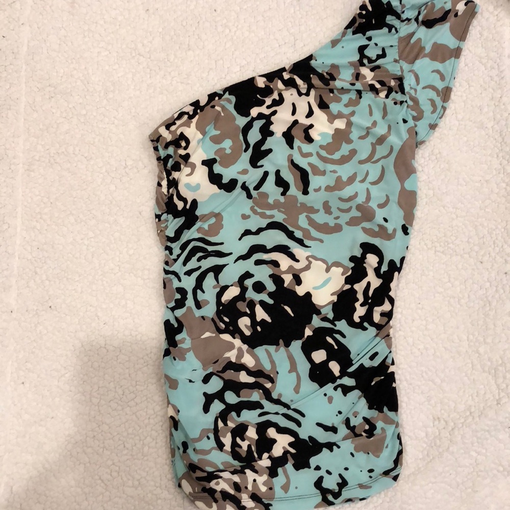 The Limited, one shoulder top, small